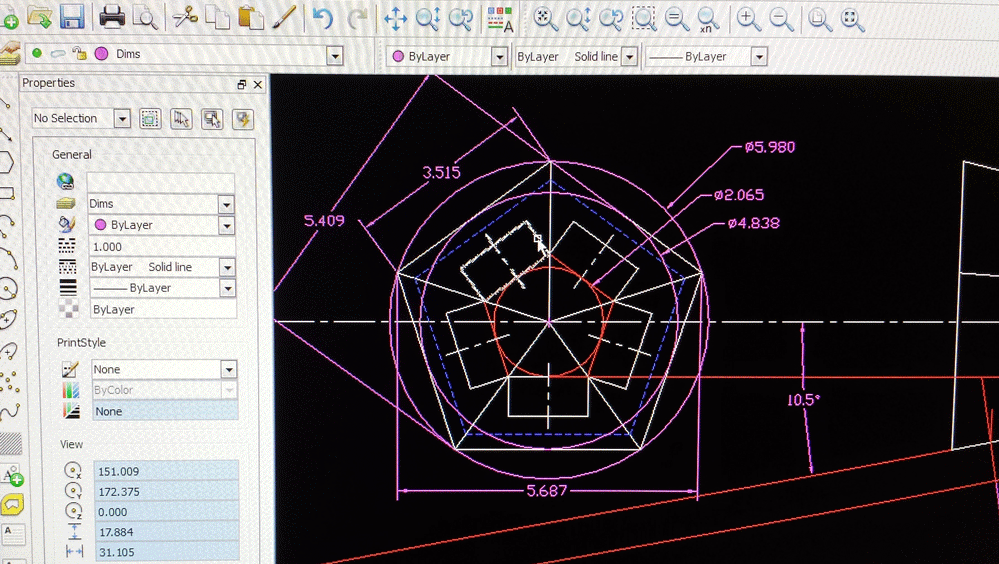 CAD design screen grab